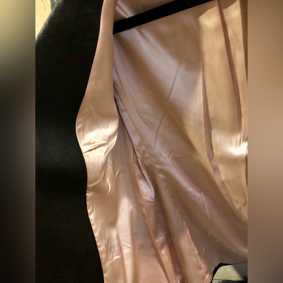 L’ ecole Des Femme Vegan Leather Smoking Jacket - Picture 10 of 14